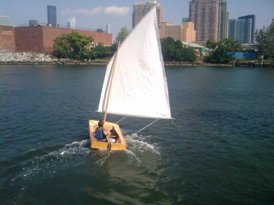 Laser Sailboat