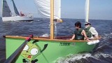 big boat, green boat Goat Island Skiff movie - waterproof camera and camera boom