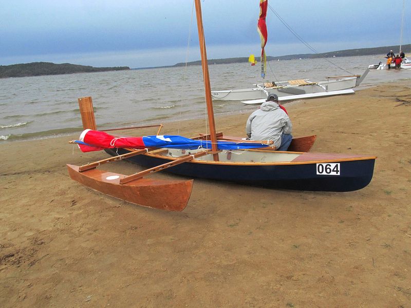 Outriggers on canoes and sailboat- Proas, Trimarans, even ...