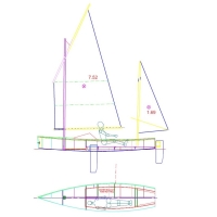 Raid41 cruising dinghy expedition boat plan