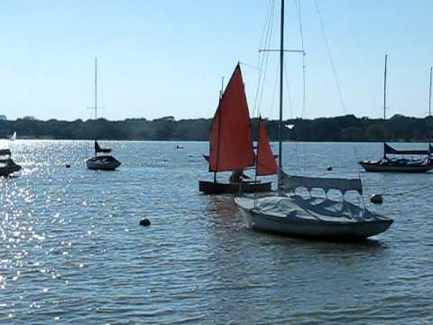 RAID41 home made wooden boat by Michael Storer