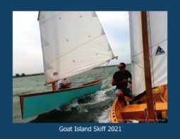 Boat and sailing calendar by Goat Island Skiff for 2021 available