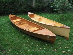Two canoes. Simple and Classic. How to choose. storerboatplans.com