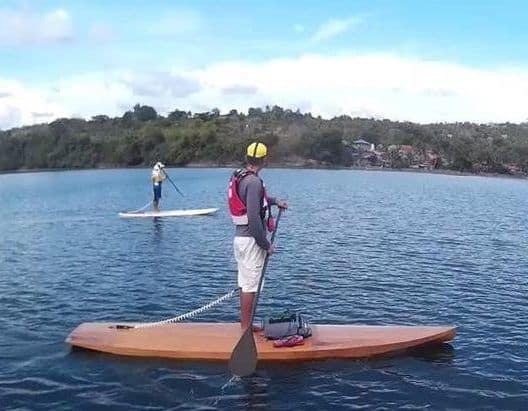 lightweight simple plywood SUP - stand up Paddleboard ...