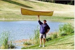 5.5kg or 12lb balsa canoe. storerboatplans.com