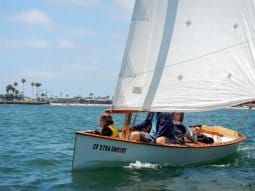 Goat Island Skiff - Armstrong Family Sailing San Diego - storerboatplans.com