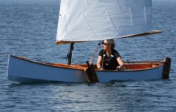 Kombi Sail and Paddle Canoe Plan and kits sailed by Viola, woman sailor