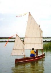 Kanangra Beth sailing Canoe - storer boat plans